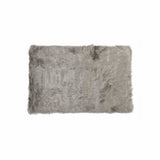 3' X 5' Gray Rectangular Faux Fur - Area Rug - Homeroots - Flyclothing LLC