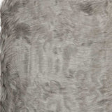 3' X 5' Gray Rectangular Faux Fur - Area Rug - Homeroots - Flyclothing LLC