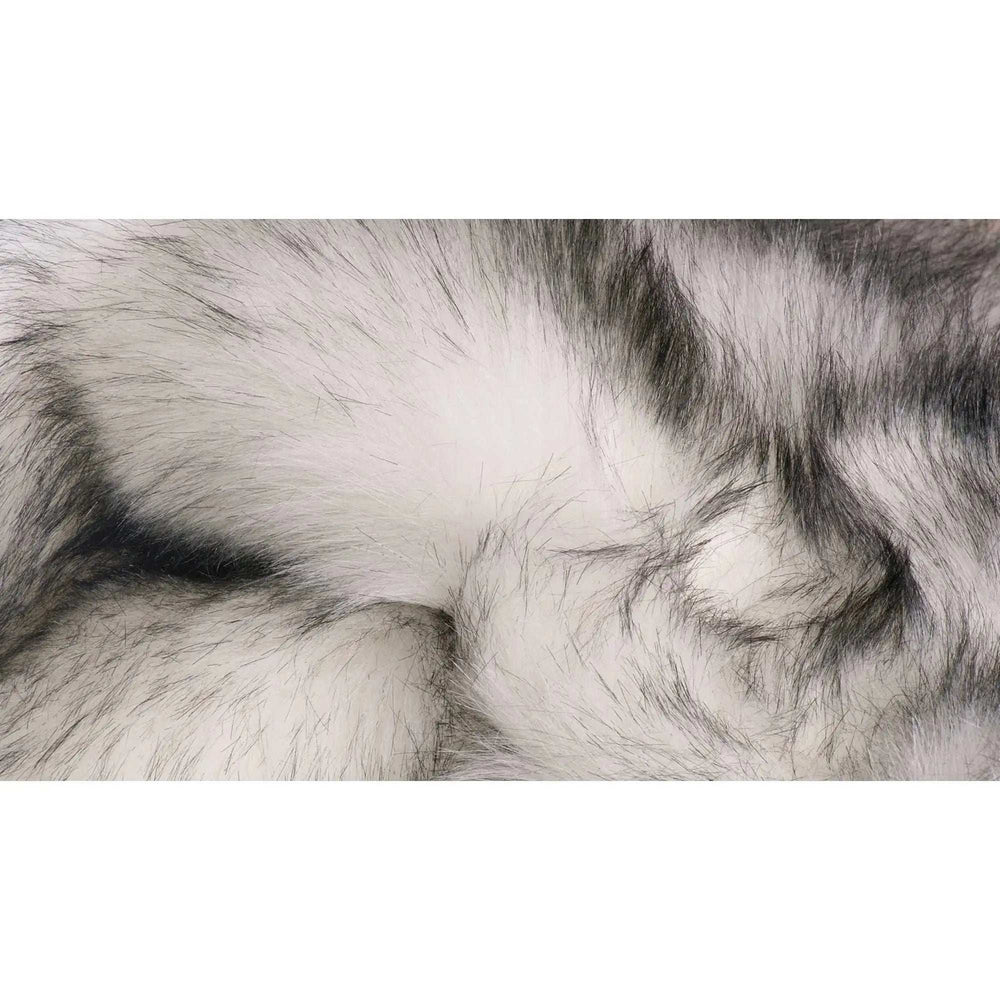 3' X 5' Gray Faux Fur Area Rug - Homeroots - Flyclothing LLC