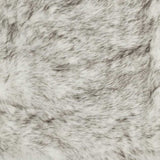3' X 5' Gray Faux Fur Area Rug - Homeroots - Flyclothing LLC