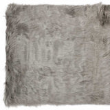 5' X 8' Gray Faux Sheepskin Area Rug - Homeroots - Flyclothing LLC