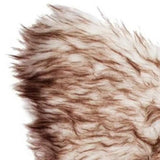 24" X 36" X 1.5" Gradient Chocolate Faux Sheepskin - Area Rug - Homeroots - Flyclothing LLC