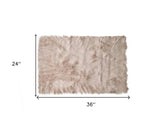 2' X 3' Taupe Animal Print Area Rug - Homeroots - Flyclothing LLC