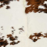 72" X 84" Salt & Pepper Cowhide Rug - S&P Chocolate White - Homeroots - Flyclothing LLC