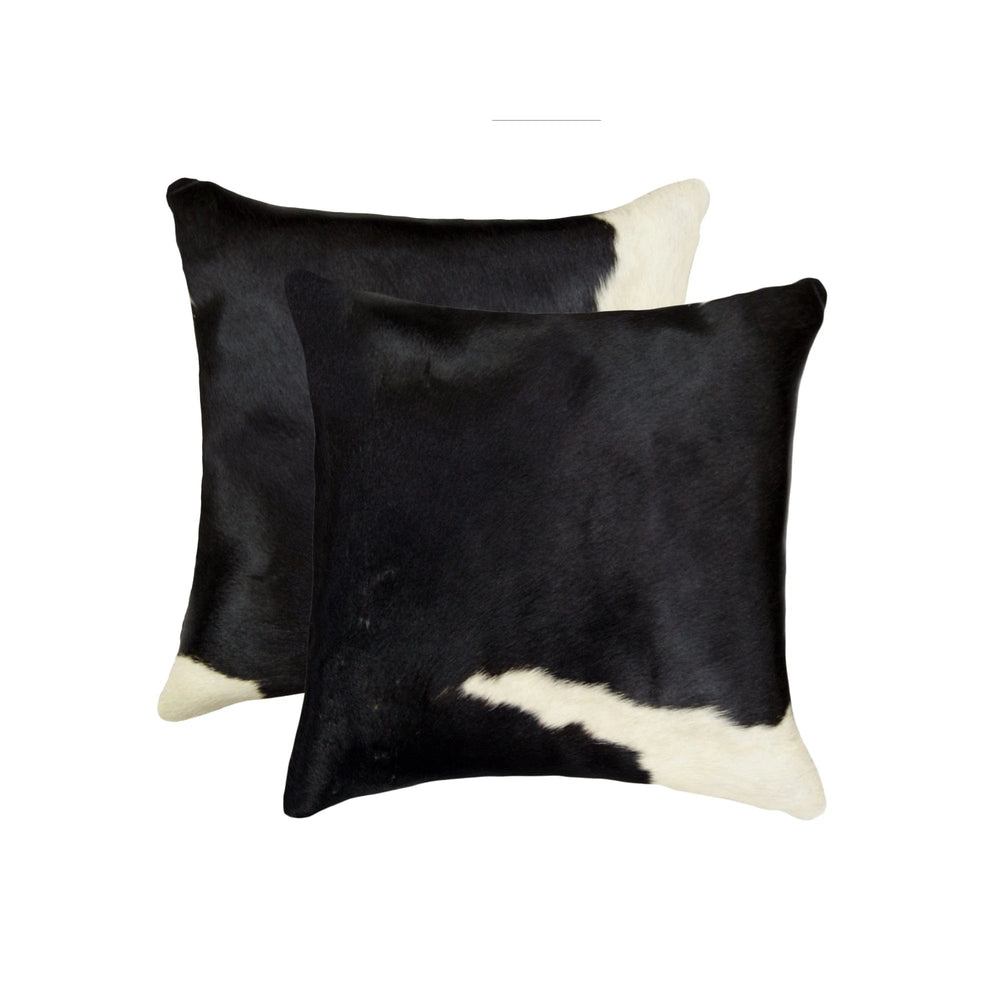 18" X 18" X 5" Black And White Pillow 2 Pack - Homeroots - Flyclothing LLC