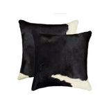 18" X 18" X 5" Black And White Pillow 2 Pack - Homeroots - Flyclothing LLC