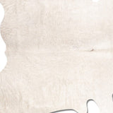 60" X 84" Off White Cowhide Rug - Homeroots