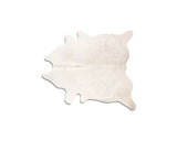 60" X 84" Off White Cowhide Rug - Homeroots