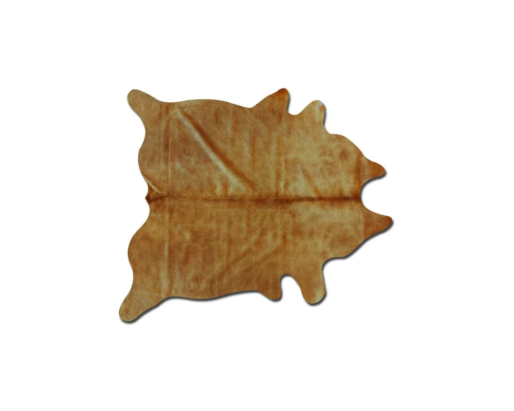 60" X 84" Tan Cowhide - Area Rug - Homeroots - Flyclothing LLC