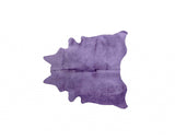 60" X 84" Purple Cowhide - Area Rug - Homeroots - Flyclothing LLC