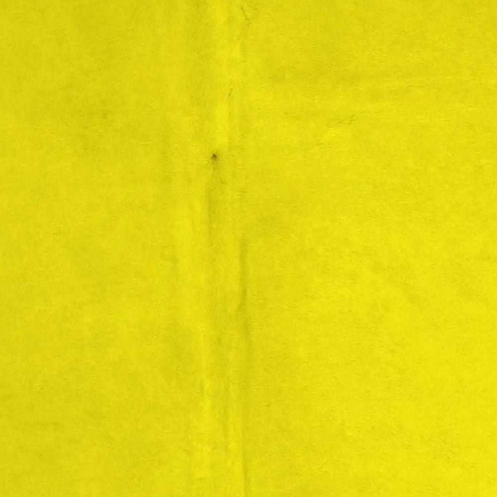60" X 84" Yellow Cowhide - Area Rug - Homeroots - Flyclothing LLC