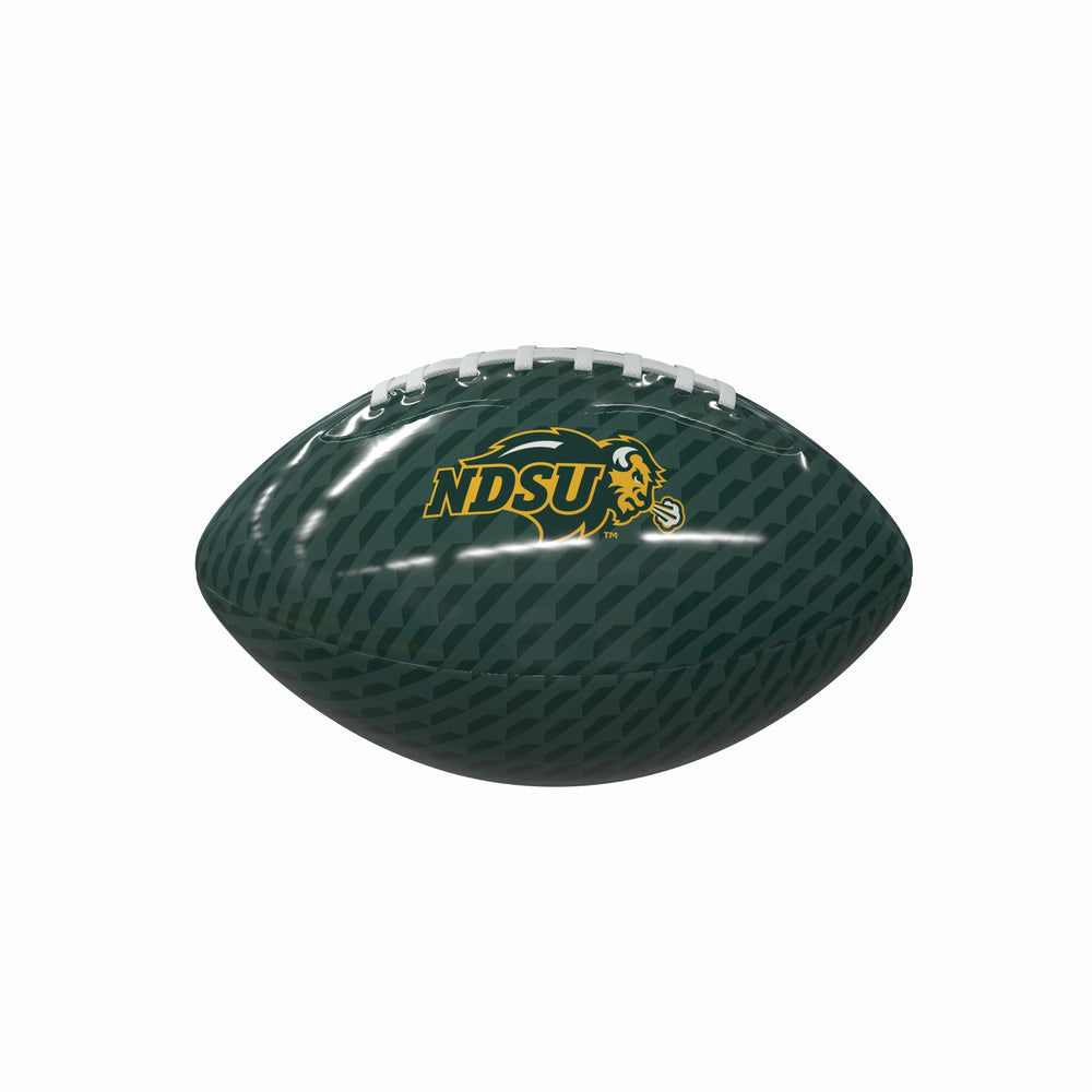 North Dakota State Carbon Fiber Mini Size Glossy Football - Logo Brands - Flyclothing LLC