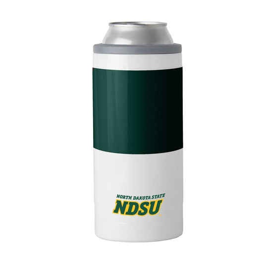 ND State Colorblock COOLIE CAN SLIM - 12oz - Logo Brands - Flyclothing LLC