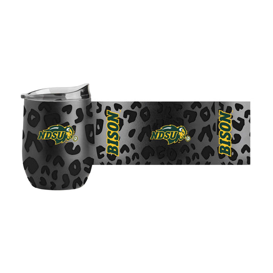 ND State Leopard 16oz Black Powdercoat Curved Beverage - Logo Brands - Flyclothing LLC