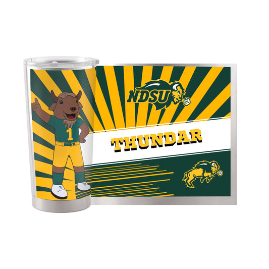 North Dakota State 20oz Mascot Stainless Tumbler - Logo Brands - Flyclothing LLC