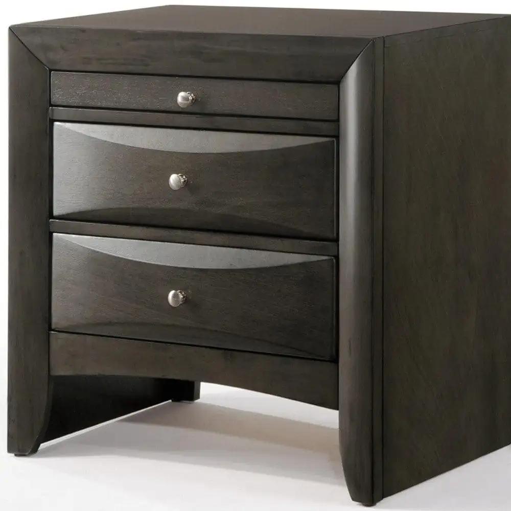 26" Rectangular Two Drawers With Solid Wood Top - Homeroots - Flyclothing LLC