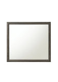 35" Rectangle Wall Mounted Accent Mirror With Frame - Homeroots - Flyclothing LLC