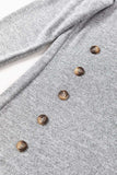 Decorative Button Round Neck Long Sleeve Top - Trendsi - Flyclothing LLC