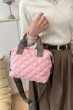 Bubble Textured Printed Strap Handbag - Trendsi - Flyclothing LLC
