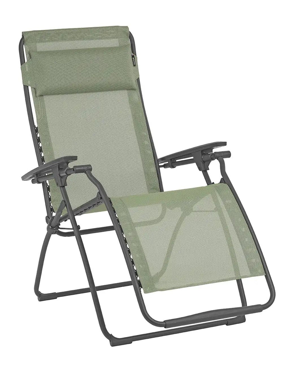 28" Green Steel Outdoor Zero Gravity Chair with Green Cushion - Homeroots - Flyclothing LLC