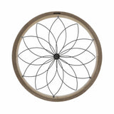 Distressed Chic Flower Metal And Wood Wall Decor - Homeroots - Flyclothing LLC