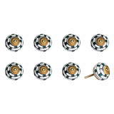 Charming Green And Gold Set Of 8 Knobs - Homeroots - Flyclothing LLC