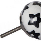 1.5" X 1.5" X 1.5" White Silver And Gray Knobs 8 Pack - Homeroots - Flyclothing LLC