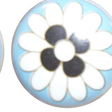 Charming Light Blue And Black Set Of 8 Knobs - Homeroots - Flyclothing LLC