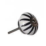 1.5" X 1.5" X 1.5" White Black And Silver Knobs 12 Pack - Homeroots - Flyclothing LLC