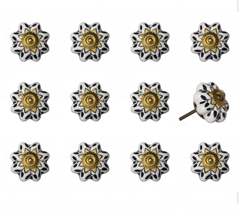 1.5" X 1.5" X 1.5" Yellow Blue And Red Knobs 12 Pack - Homeroots - Flyclothing LLC