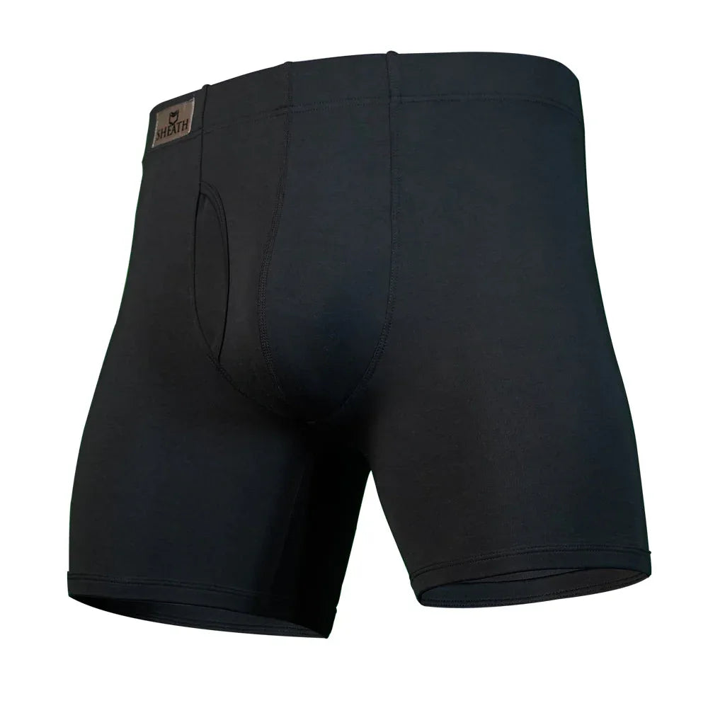 SHEATH 3.21 Men's Dual Pouch Boxer Brief - SHEATH UNDERWEAR - Flyclothing LLC