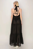 HYFVE Halter Neck Cover Up Maxi Dress - Trendsi - Flyclothing LLC