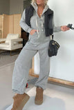 Full Size Drawstring Long Sleeve Jumpsuit - Trendsi - Flyclothing LLC