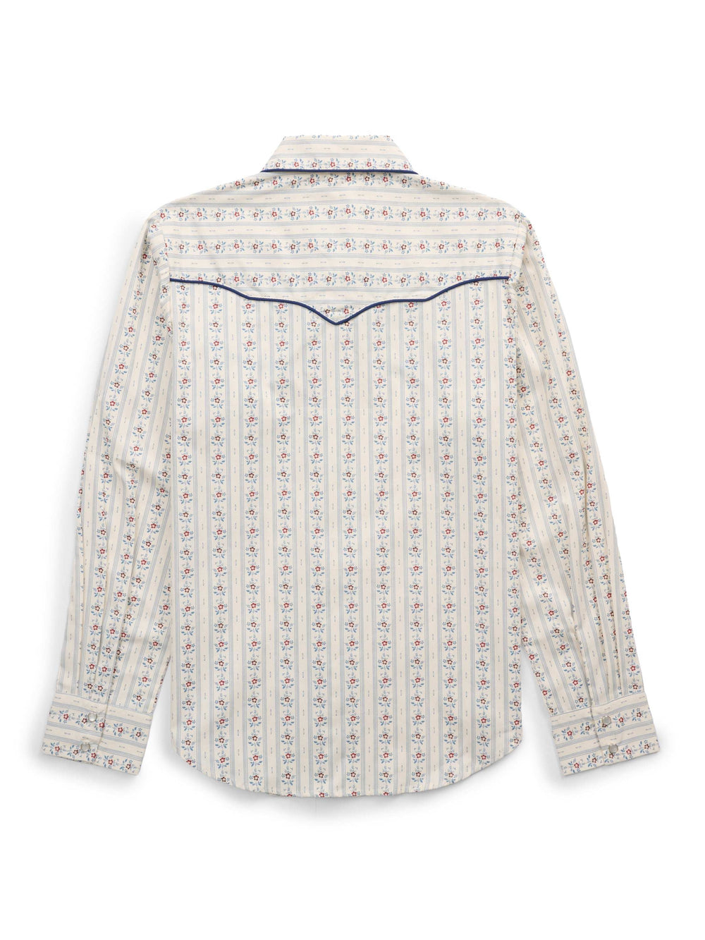 Women's Ely Walker Ecru Wallpaper Floral Print Western Snap Shirt - Ely Cattleman - Flyclothing LLC