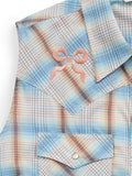 Women's Ely Plaid with Bow Embroidery Sleeveless Shirt - Ely Cattleman - Flyclothing LLC