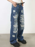 Men's Distressed Jeans with Pockets - Trendsi - Flyclothing LLC