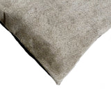 12" X 20" Gray Cowhide Pillow - Homeroots - Flyclothing LLC