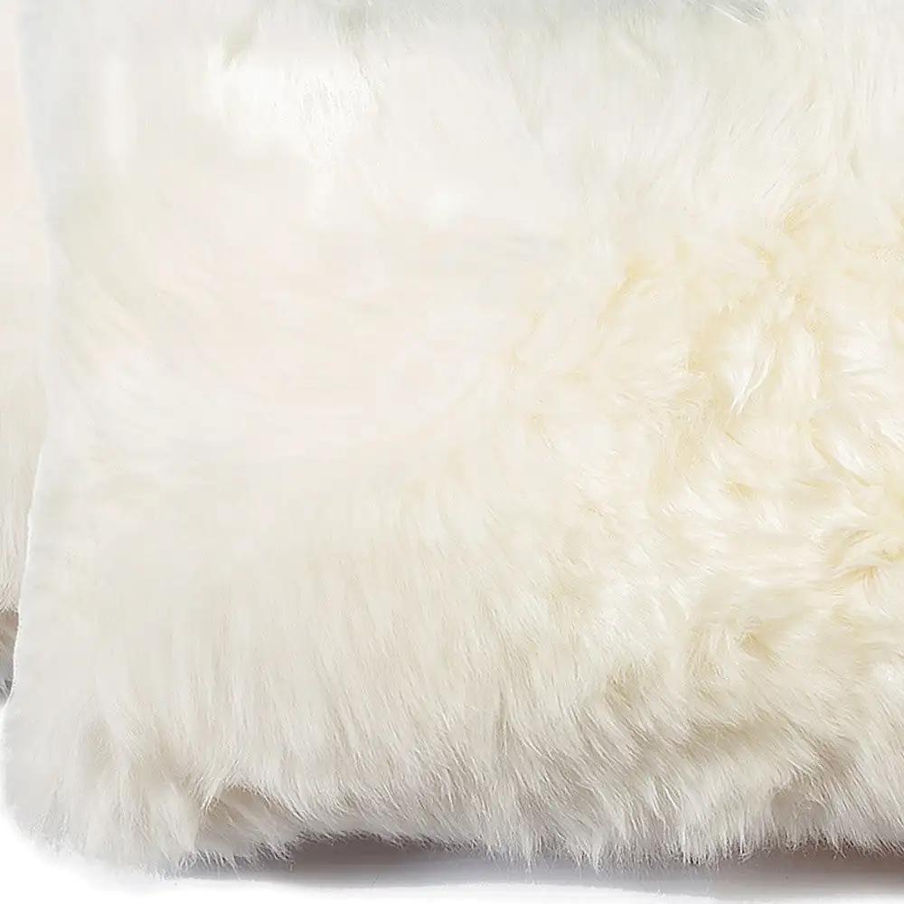 Set of Two 12" X 20" Natural Cowhide Throw Pillow - Homeroots - Flyclothing LLC