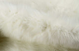 5' X 8' Polar Bear Off White Faux Hide Area Rug - Homeroots - Flyclothing LLC