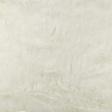 5' X 8' Polar Bear Off White Faux Hide Area Rug - Homeroots - Flyclothing LLC