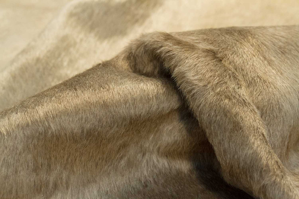 72" X 84" Taupe Cowhide Area Rug - Homeroots - Flyclothing LLC