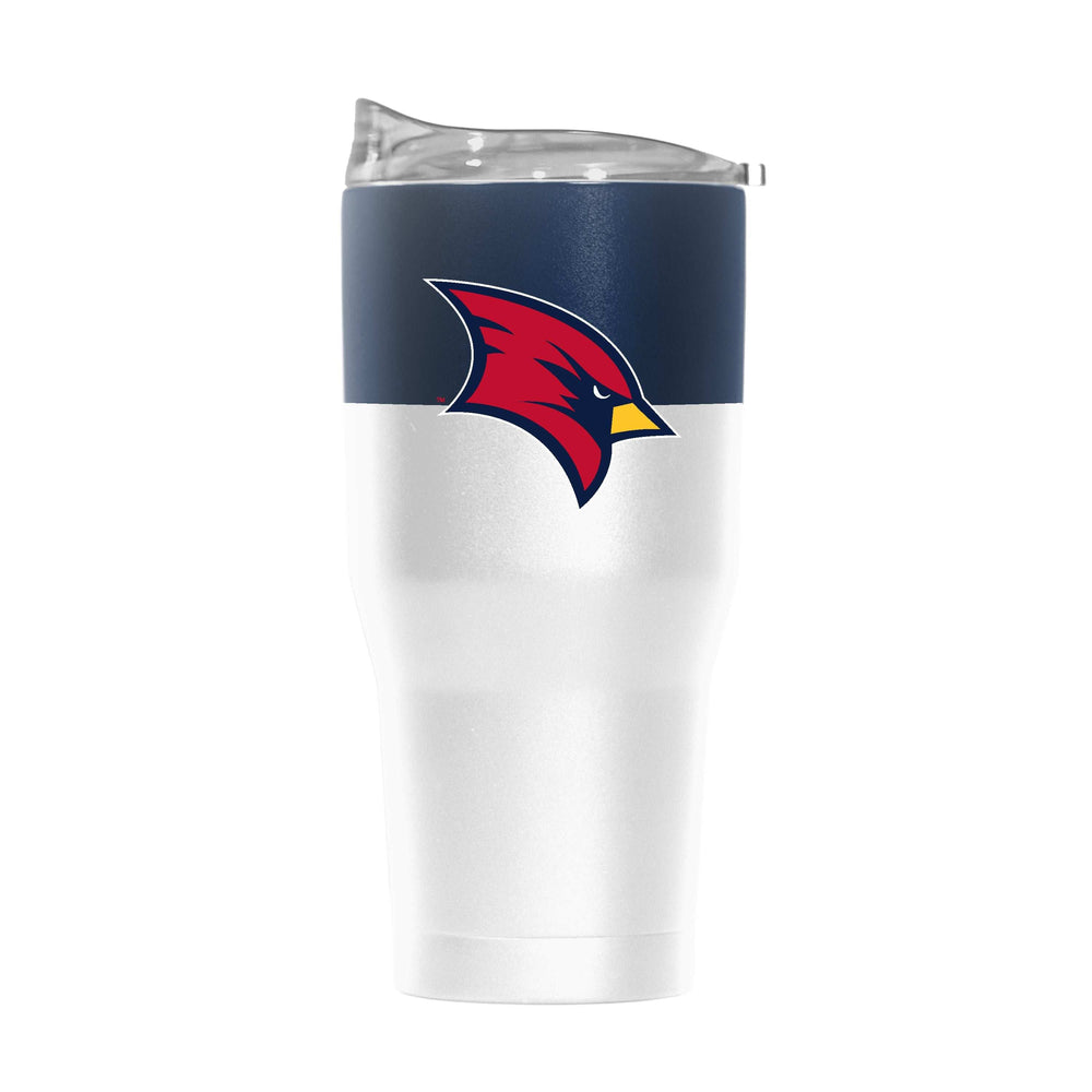 Saginaw Valley State 30oz Colorblock Powder Coat Tumbler - Logo Brands - Flyclothing LLC