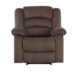 Three Piece Indoor Brown Microsuede Six Person Seating Set - Homeroots - Flyclothing LLC