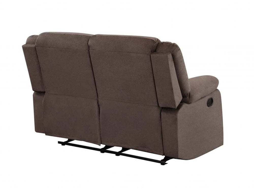 Three Piece Indoor Brown Microsuede Six Person Seating Set - Homeroots - Flyclothing LLC