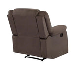 40" Contemporary Brown Fabric Chair - Homeroots - Flyclothing LLC