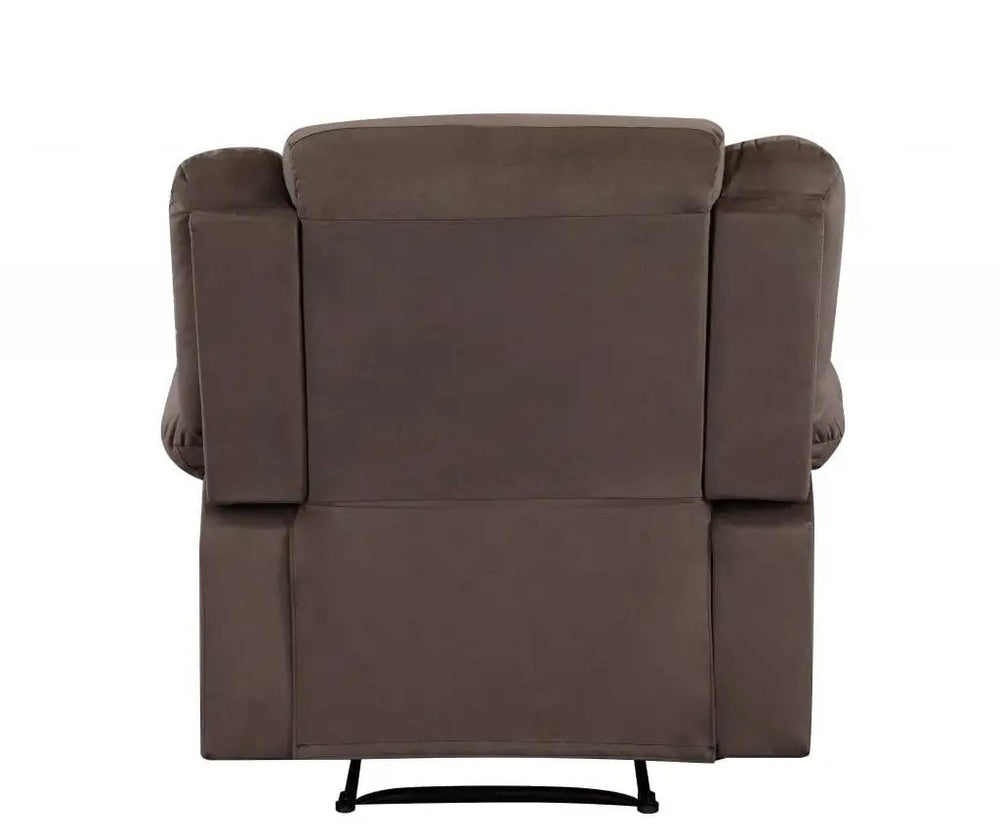 40" Contemporary Brown Fabric Chair - Homeroots - Flyclothing LLC
