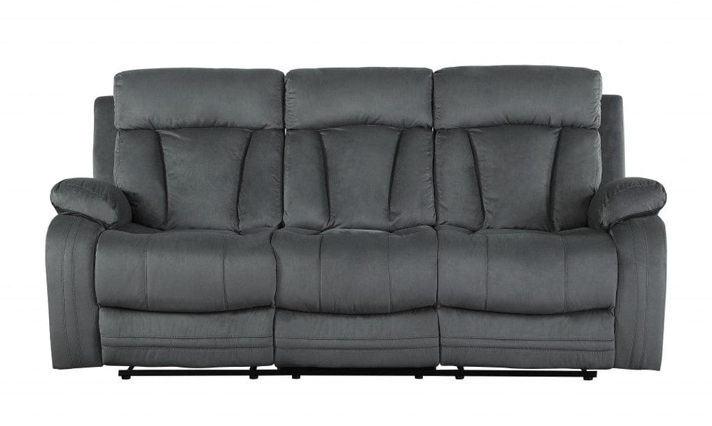40" Modern Grey Fabric Sofa - Homeroots - Flyclothing LLC