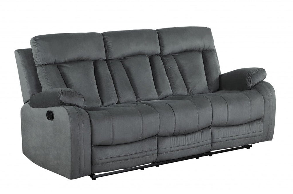 40" Modern Grey Fabric Sofa - Homeroots - Flyclothing LLC