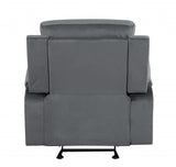 40" Modern Grey Fabric Chair - Homeroots - Flyclothing LLC