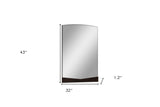 43" Dark Brown Dresser Mirror - Homeroots - Flyclothing LLC